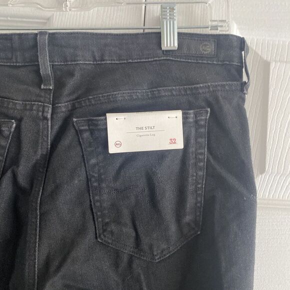 Adriano Goldschmied Women's Black The Stilt Cigarette Leg Skinny Jeans NEW 32R - Picture 4 of 8